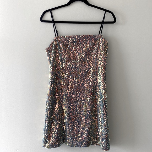 Urban Outfitters UO Kyle Sequin Mini Dress - Picture 12 of 13